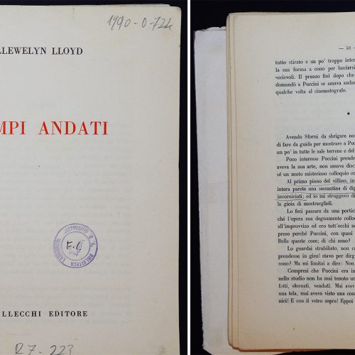 L. Lloyd, <em>Tempi andati</em>...