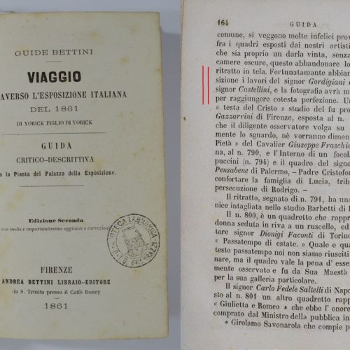 Viaggio attraverso l’Esposizione italiana del 1861 