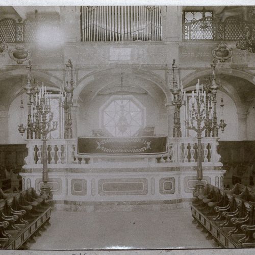La vecchia Sinagoga di Livorno: la tribuna