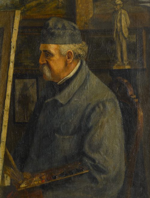 Giovanni Fattori nello studio