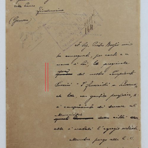 Lettera del Sindaco di Livorno...