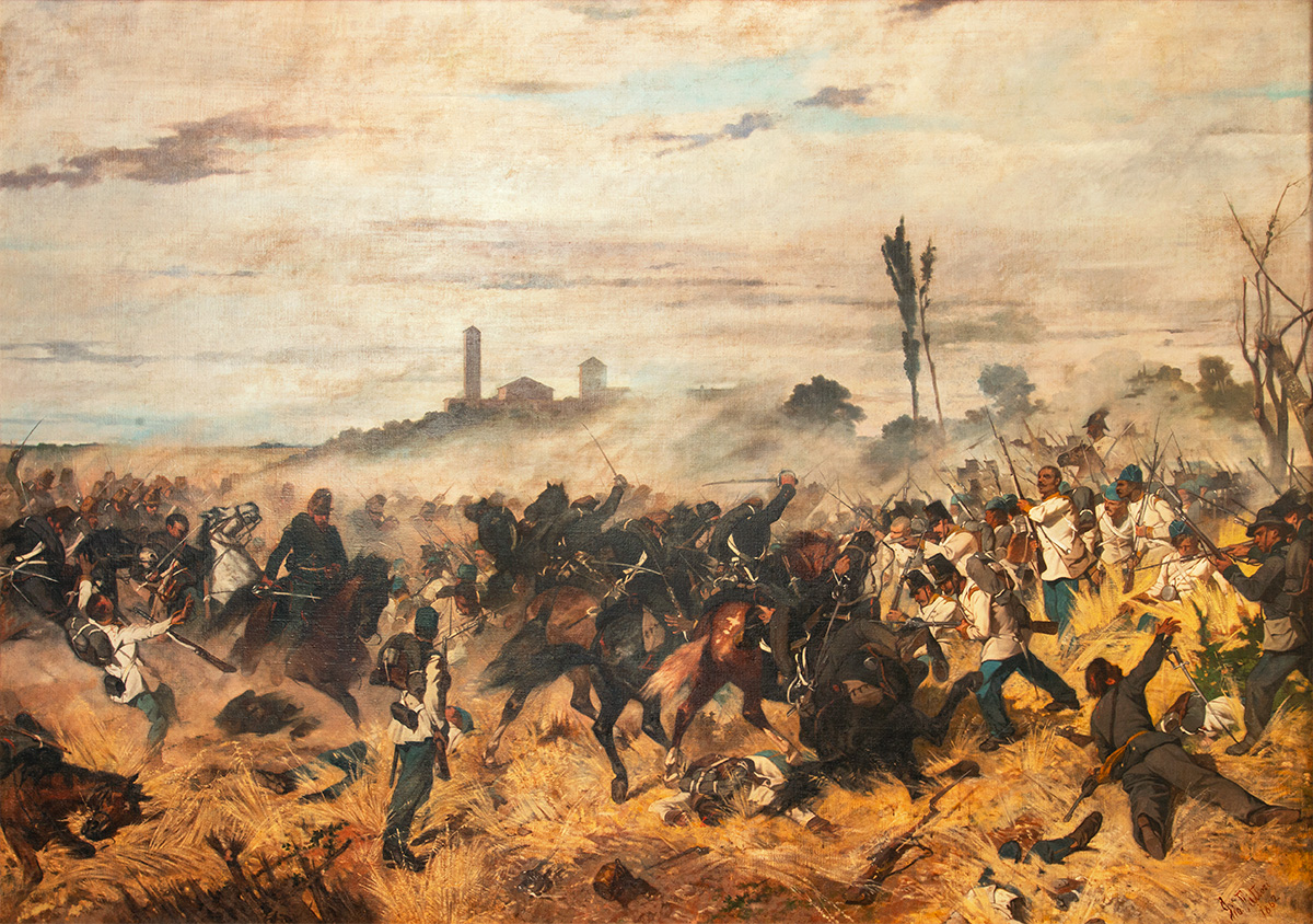 Un episodio della battaglia di Montebello 1859 - Museo Civico Giovanni Fattori - Livorno