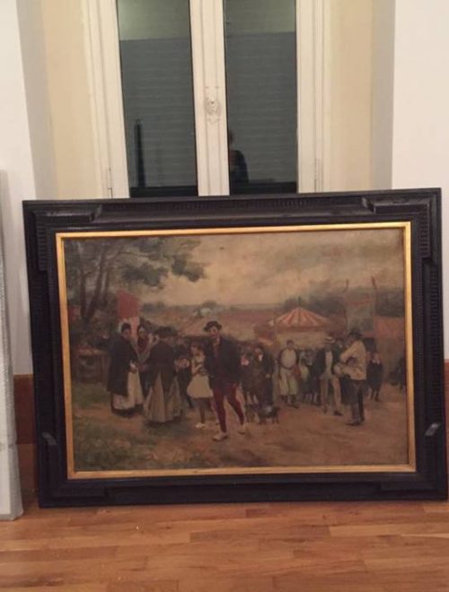 Il quadro “I Girovaghi” a Rovigo alla mostra “Giostre! Storie, immagini, giochi”