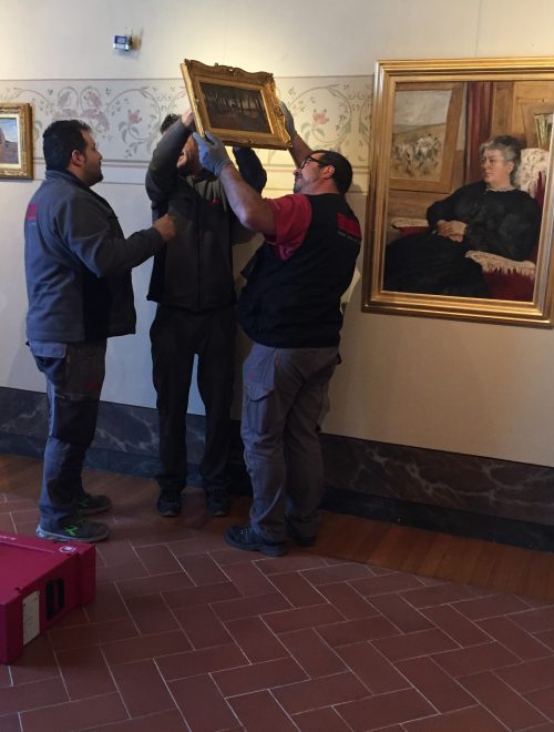 Tornata al Museo Fattori la Signora Martelli. Gotine rosse ripartita per Torino