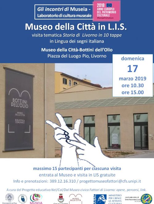 Museo della città in L.I.S. (Lingua dei Segni Italiana).Visita tematica Storia di Livorno in 10 tappe