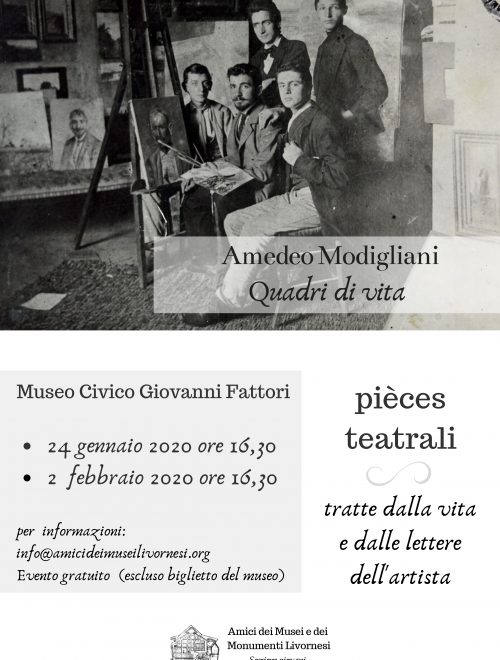 Prima domenica del mese. Ingresso gratuito al “Fattori” e pieces teatrali su Modigliani