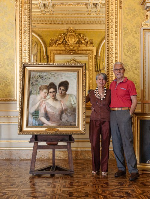 Il collezionista Ettore Ermanno Morelli dona al Museo “G.Fattori” due opere di Gordigiani e un autoritratto di Nino Costa