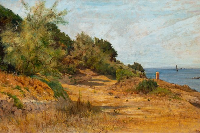 Preview of01_GiovanniFattori_LungomareAntignano_1894_MuseoCivicoGiovanniFattori_Livorno
