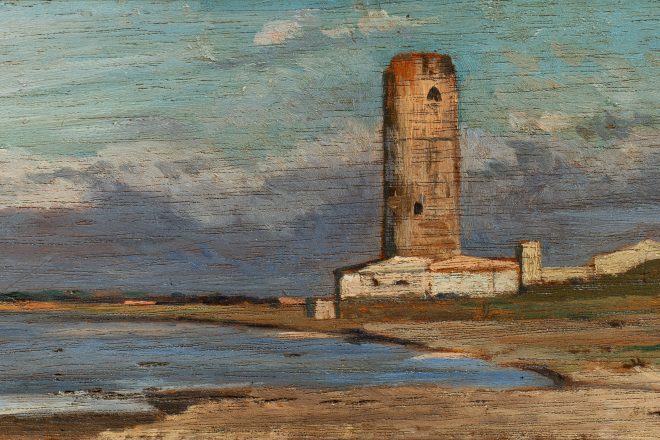 Preview of02_GiovanniFattori_Torre Rossa_1866_MuseoCivicoGiovanniFattori_Livorno